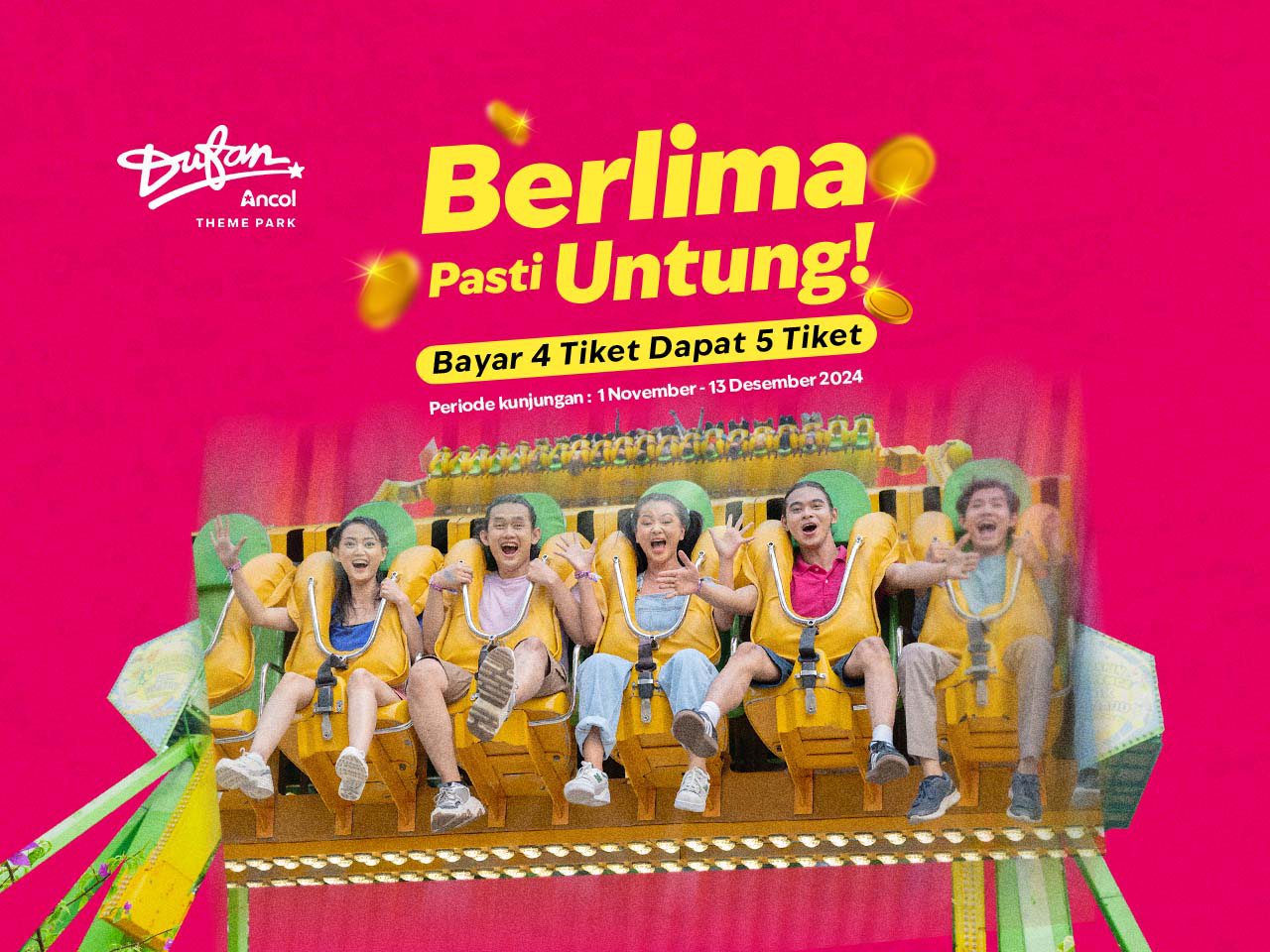 Berlima pasti Untung main di Dufan!